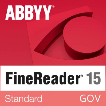 GOV - ABBYY FineReader 15 Standard (pojedynczy użytkownik) licencja wieczysta