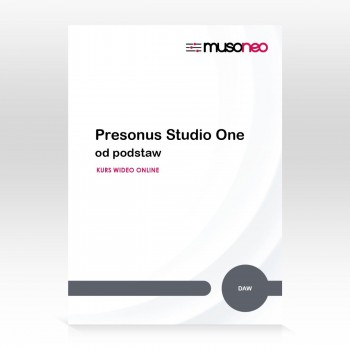 Musoneo - Presonus Studio One od podstaw- kurs video PL (wersja elektroniczna)