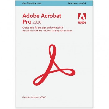 Adobe Acrobat Pro 2020 Pro PL Win/Mac Uaktualnienie – licencja rządowa