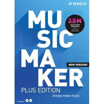 MAGIX Music Maker Plus 2021 - ESD - cyfrowa - Edu i Gov