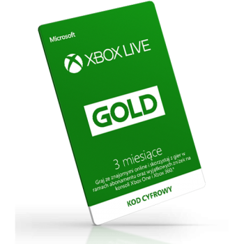Xbox Live GOLD 3 miesięce legalny klucz