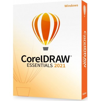 CorelDRAW® Essentials 2021 (POLSKI) - licencja komercyjna, domowa- WINDOWS- lic. wieczysta, pudełkowa