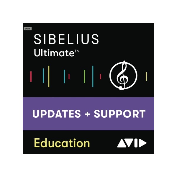 AVID Sibelius Ultimate 1-Year Updates & Support EDU