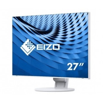 EIZO 4K Monitor LCD 27" EV2785-WT, Wide 3840 x 2160 (16:9), IPS, LED, ultra slim, USB-C, biała obudowa.